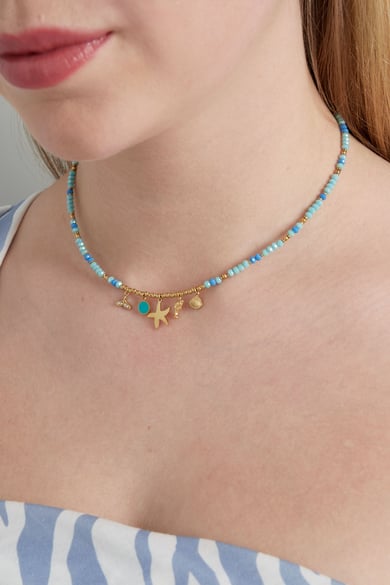 necklace ocean blues - blue  h5 Picture2